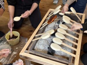 五平餅作り体験